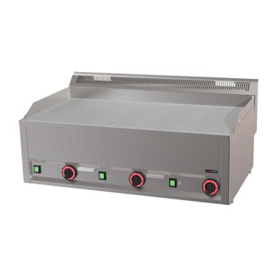 REDFOX - Plaque de cuisson 970x480 électrique chrome durable lisse sans soubassement 400 V - FTHC 90 EL