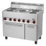 REDFOX - Fourneau électrique four à air chaud électrique GN 1/1 - 5x feu 400 V - SPT 90/5 ELS