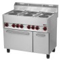 REDFOX - Fourneau électrique four à air chaud électrique GN 1/1 - 6x feu 400 V - SPT 90 ELS