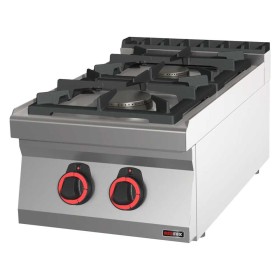REDFOX - Fourneau à gaz 2x brûleur ECO sans soubassement - SPB 70/04 G