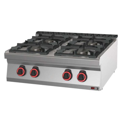 REDFOX - Fourneau à gaz 4x brûleur ECO sans soubassement - SPB 70/08 G