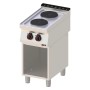 REDFOX - Fourneau électrique 2x feu soubassement 400 V - SP 70/40 E