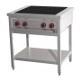REDFOX - Fourneau électrique 4x feu soubassement 400 V - SPF 80 E
