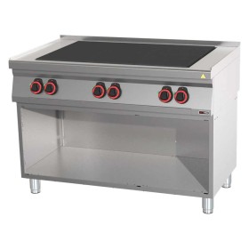 REDFOX - Fourneau électrique 6 coup de feu soubassement - SPL 70/120 E