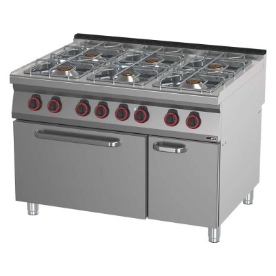 REDFOX - Fourneau à gaz four électrique 2/1 - SPT 90/120-21 GE