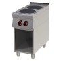 REDFOX - Fourneau électrique 2x feu soubassement - SP 90/40 E