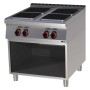 REDFOX - Fourneau électrique 4x feu soubassement 400 V - SPQ 90/80 E