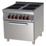 REDFOX - Fourneau électrique four à air chaud électrique GN 1/1 - 4x feu 400 V - SPQT 90/80 11 E