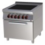 REDFOX - Fourneau électrique four électrique statique GN 2/1 - 4x feu - SPLT 90/80 21 E