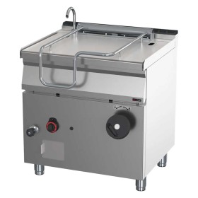 REDFOX - Sauteuse basculante manuelle à gaz 50 L fond en acier - BR 70/80 G