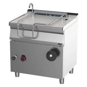 REDFOX - Sauteuse basculante manuelle électrique 50 L fond en inox - BR 70/80 E/N