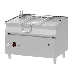 REDFOX - Sauteuse basculante auto à gaz 120 L fond en acier - BRM 90/120 G