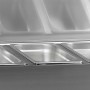 TEFCOLD - Vitrine réfrigérée à ingrédients 7 x GN 1/3 avec couvercle inox