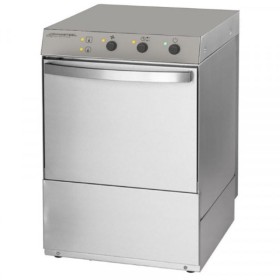 CPC - Lave-Vaisselle Professionnel avec Doseur de Liquide de Rinçage et Détergent et Pompe de Vidange - 50 x 50 cm