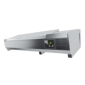 KIT DE 3 CONSOLES INCLINEES POUR FIXATION D UNE VITRINE A INGREDIENTS AU MUR
