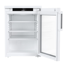 LIEBHERR - Réfrigérateur sous comptoir à refroidissement statique porte vitrée 120L