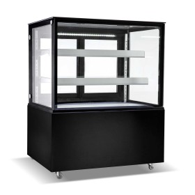 L2G - Vitrine panoramique réfrigéré positive, 2étagères verre réglable