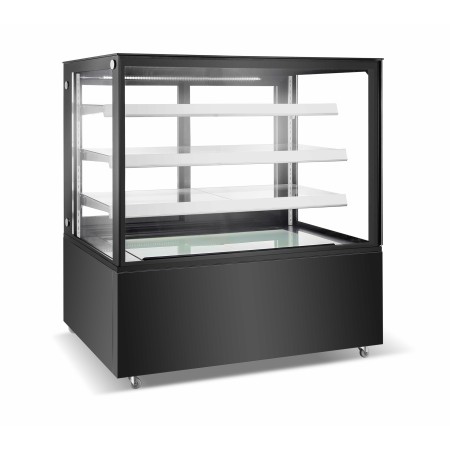 L2G - Vitrine panoramique réfrigéré positive, 3étagères verre réglable en hauteur