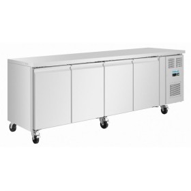 POLAR - Table réfrigérée positive slimline série U 4 portes