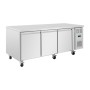 POLAR - Tour pâtissier série U 3 portes, plan de travail inox