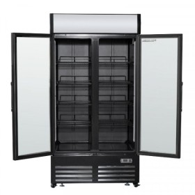 CPC - Vitrine à Boissons Réfrigérée - 2 Portes - 736 L avec Canopy
