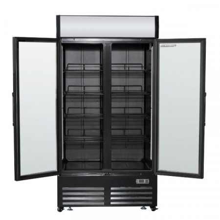 CPC - Vitrine à Boissons Réfrigérée - 2 Portes - 736 L avec Canopy