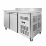 SERIAPRO - Table réfrigérée 2 portes GN1/1 - P 700 avec dosseret
