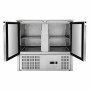 SERIAPRO - Saladette compacte 2 portes - avec couvercle coulissant