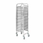 SERIAPRO - Échelle pâtissière inox 16 niveaux - 600 x 400 mm