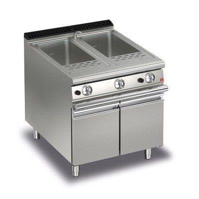 BARON - Cuiseur à pâtes monobloc gaz - 2 x 26 litres - Gamme QUEEN 700