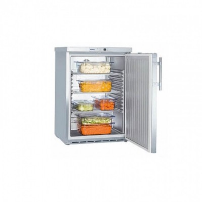 Armoire frigorifique de stockage inox, 141 L, porte pleine