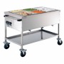 BARTSCHER - Chariot bain-Marie 3 x GN 1/1 - chauffé à l'eau - de 30 à 90°C
