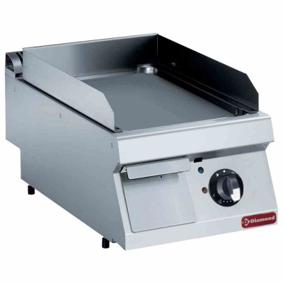 DIAMOND - Grill électique lisse, 1 zone, chrome dur
