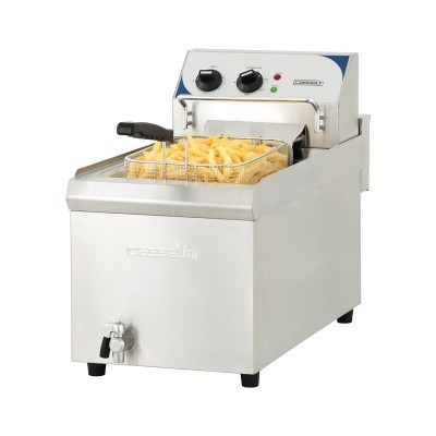 CASSELIN - Friteuse électrique pro robinet de vidange haut rendement 10 L