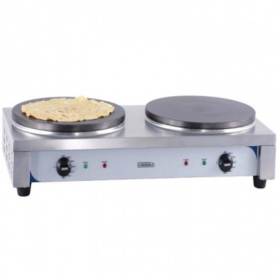CASSELIN - Crêpière double, plaques Ø 350 mm