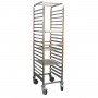 L2G - Échelle inox 20 niveaux GN 1/1 sur roulettes