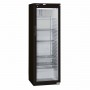 Armoire positive porte vitrée, carrosserie epoxy noir, 449L - LIEBHERR
