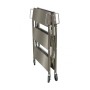 L2G - Desserte inox pliable sur roulettes