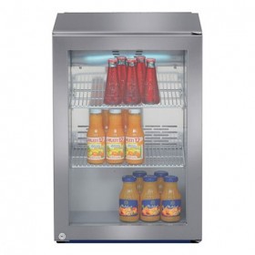 Armoire frigorifique de stockage, 45 L, inox, porte vitrée - Liebherr