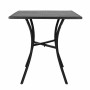 BOLERO - Table de bistro carrée en acier ajouré Ø700 mm