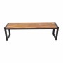BOLERO - Bancs industriels en acier et acacia, 160 cm (lot de 2)