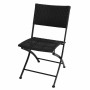 BOLERO - Chaises pliantes en rotin PE (lot de 2)
