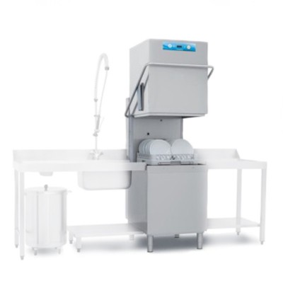 Lave-vaisselle à capot à panier 500 x 500 mm - ELETTROBAR - NIAG282V1