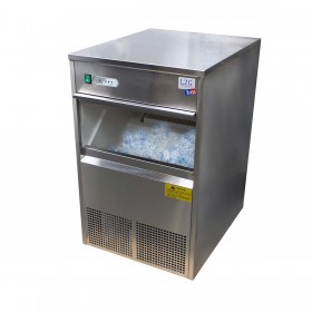 Machine à glaçons creux professionnelle avec réserve, 50 kg/24h - L2G