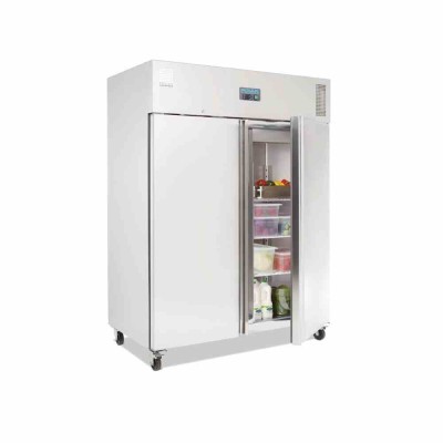 Armoire froide positive inox 1300 L, 2 portes GN 2/1, série U - POLAR