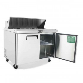 Saladette 2 portes et 12  bacs GN 1/6 - MSF8302GR - ATOSA