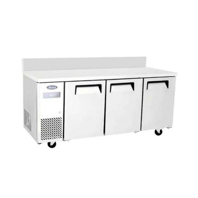 ATOSA - Table froide positive compacte adossée 3 portes