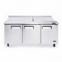 Saladette 3 portes et 18  bacs GN 1/6 - MSF8303GR - ATOSA