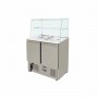Saladette 2 portes et bacs GN  - ESL3811GR-D - ATOSA