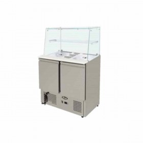 Saladette 2 portes et bacs GN  - ESL3811GR-D - ATOSA